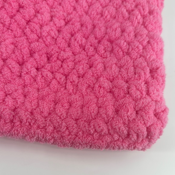 Vintage 70’s Barbiecore Handmade Cropped Soft Girl Plush Sleeveless Sweater Top - Picture 4 of 8